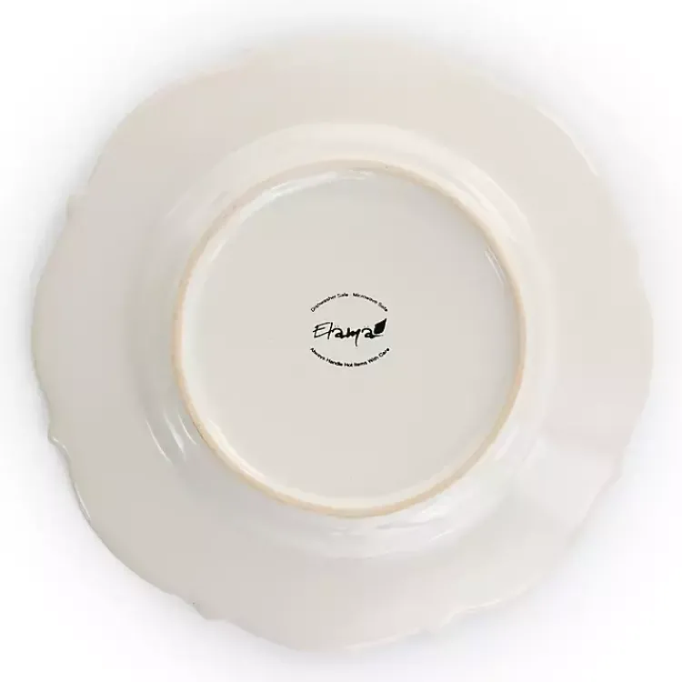 Kirklands Home Embossed Scalloped 16-pc. Dinnerware Set White Sale
