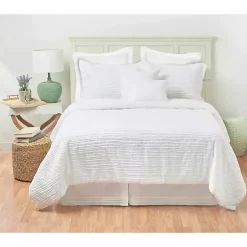 Kirklands Home Eyelash 5-pc. King Comforter Set White Clearance