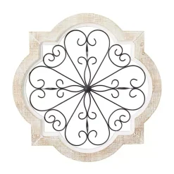 Kirklands Home Farmhouse Abstract Wall Plaque White Best