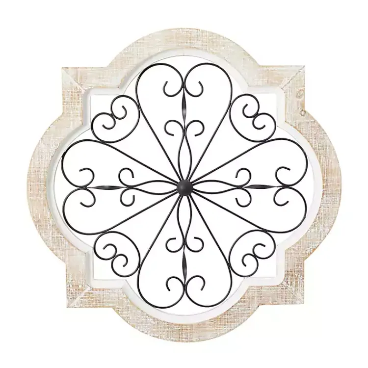 Kirklands Home Farmhouse Abstract Wall Plaque White Best