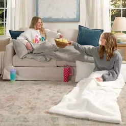 Blankets & Throws>Kirklands Home Faux Fur Slumber Bag White