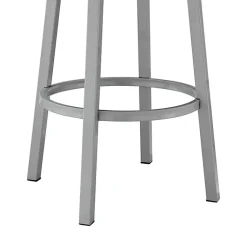 Kirklands Home Faux Leather Lorin Swivel Counter Stool White Discount