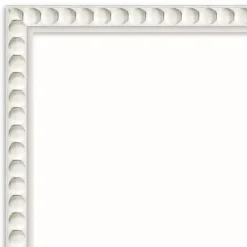 Kirklands Home White Floral Bliss Framed Canvas Art Print New