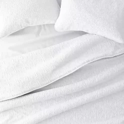 Kirklands Home Floral Stitch 3-pc. Queen Quilt Set White Outlet