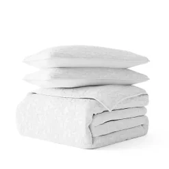 Kirklands Home Floral Stitch 2-pc. Twin Quilt Set White Outlet