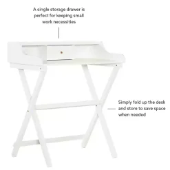 Kirklands Home Folding Caty Desk White Discount
