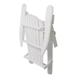 Kirklands Home Folding Wooden Adirondack Chair White Outlet
