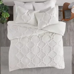 Kirklands Home Geometric Full/Queen 3-pc. Comforter Set White Outlet