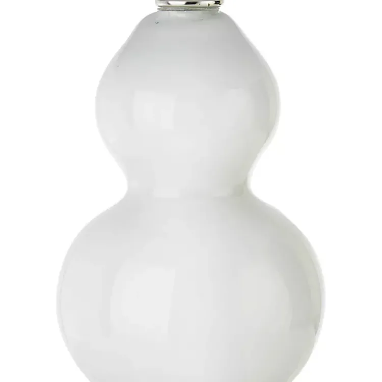Kirklands Home Glass Covey Table Lamps, Set of 2 White