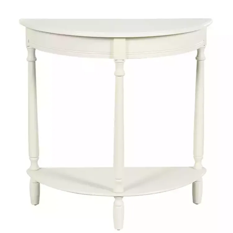 Kirklands Home Half Moon Tinslee Console Table White Online