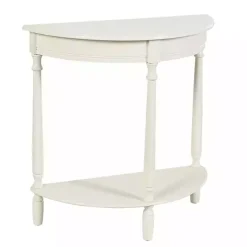Kirklands Home Half Moon Tinslee Console Table White Online