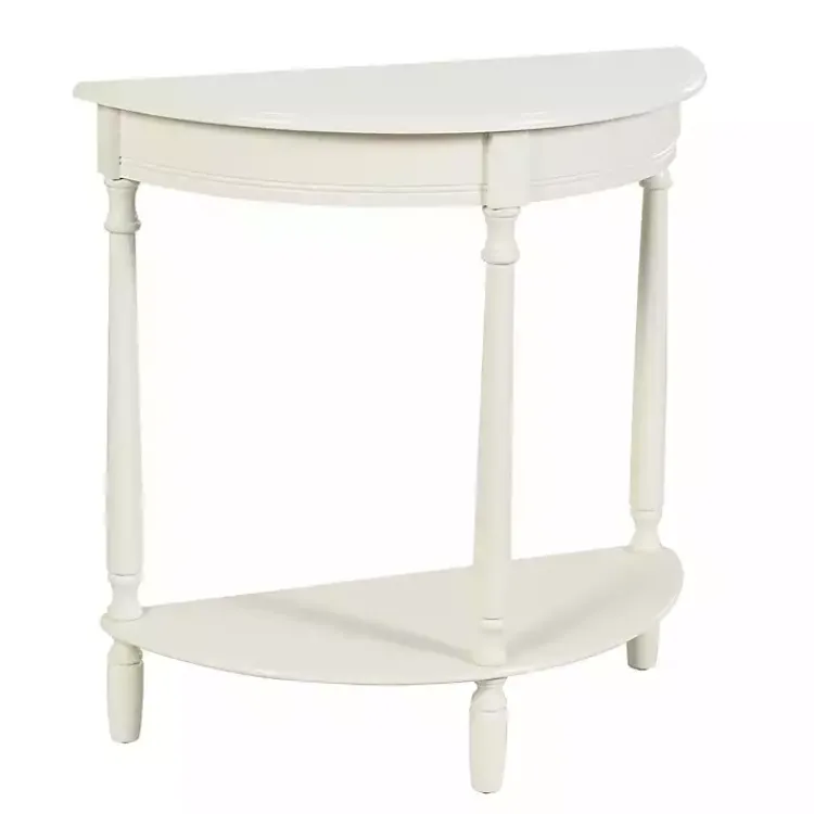 Kirklands Home Half Moon Tinslee Console Table White Online