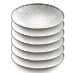Kirklands Home Haven Melamine Low Bowls, Set of 6 White Discount