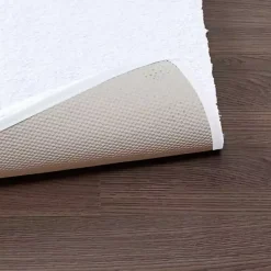 Kirklands Home High Pile Marshmallow Bath Mat, 40 in. White Best