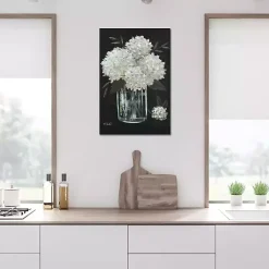 Kirklands Home White Hydrangeas Canvas Art Print Best
