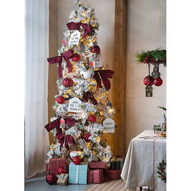 Christmas Ornaments>Kirklands Home Iron Bell Christmas Ornament White