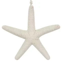 Kirklands Home Jute Starfish Wall Plaque White Discount