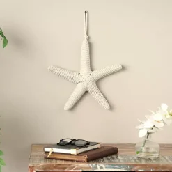 Kirklands Home Jute Starfish Wall Plaque White Discount