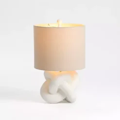 Kirklands Home White Knot Table Lamp Tan Sale