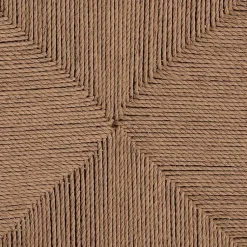 Kirklands Home White Mahogany Woven Talli Dining Chair Tan Hot