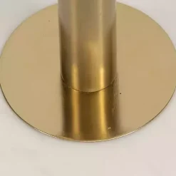 Kirklands Home Marble & Gold Metal Round Cocktail Table White Sale
