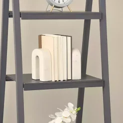 Decorative Accents>Kirklands Home Marble Arched Bookends, Set of 2 White