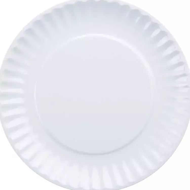 Kirklands Home Melamine 12-pc. Picnic Plate Set White Clearance