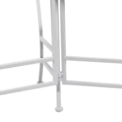 Kirklands Home Metal Floral 3-Tier Plant Stand White Clearance