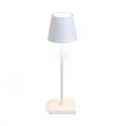 Kirklands Home Metal LED Cordless Touch Lamp White Clearance