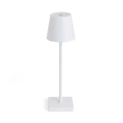 Kirklands Home Metal LED Cordless Touch Lamp White Clearance