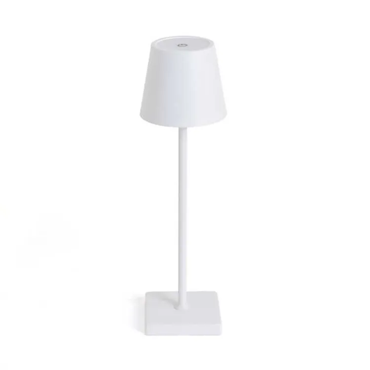 Kirklands Home Metal LED Cordless Touch Lamp White Clearance