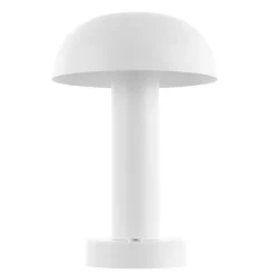 Kirklands Home Metal LED Cordless Touch Lamp, 10 in. White