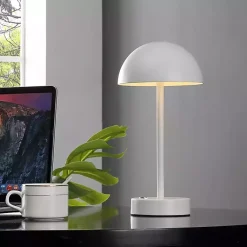Kirklands Home Metal Rechargeable Table Lamp White Discount