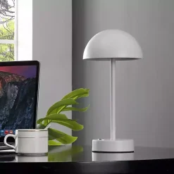Kirklands Home Metal Rechargeable Table Lamp White Discount