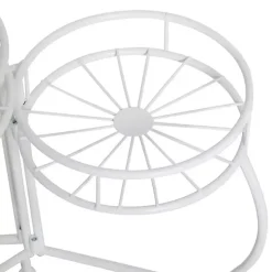 Kirklands Home Metal Starburst 3-Tier Plant Stand White Online