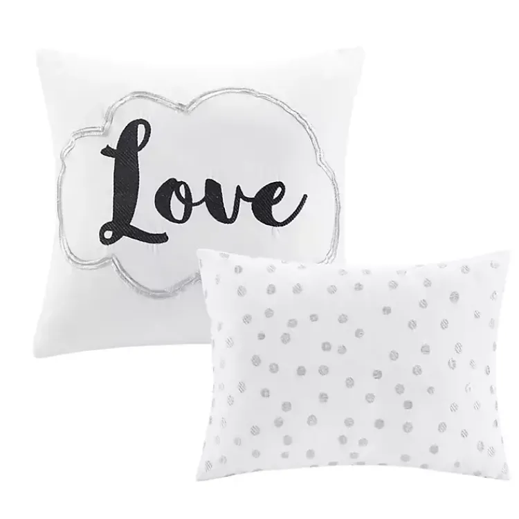 Kirklands Home White Metallic 5-pc. California King Comforter Set Outlet