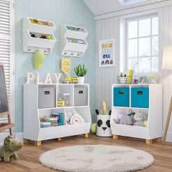 Kirklands Home Multi Cubby Organizer Bookshelf White Outlet