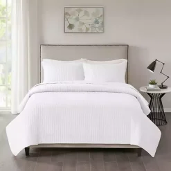Kirklands Home Nash 3-pc. Reversible Queen Coverlet Set White Sale