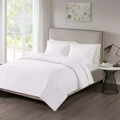 Kirklands Home Nash 3-pc. Reversible Queen Coverlet Set White Sale