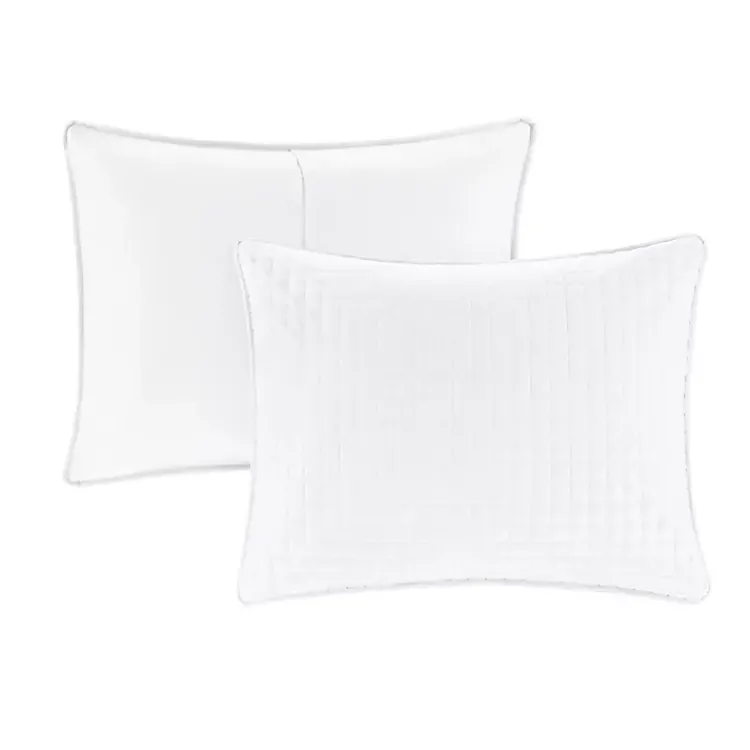 Kirklands Home Nash 3-pc. Reversible King Coverlet Set White Clearance