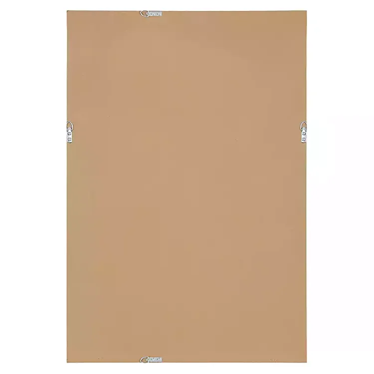 Kirklands Home White Oakhurst Rectangle Wall Mirror, 30 in.