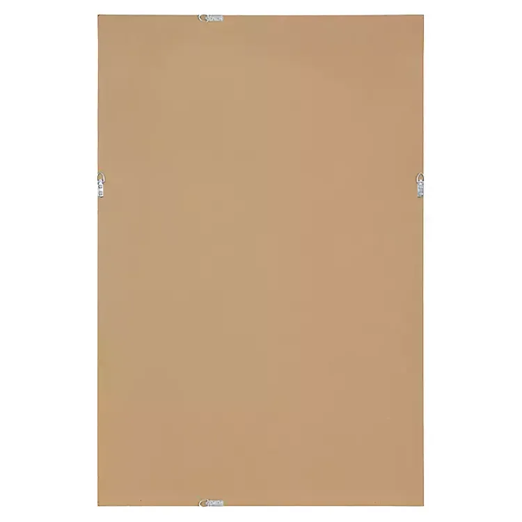 Kirklands Home White Oakhurst Rectangle Wall Mirror, 36 in.