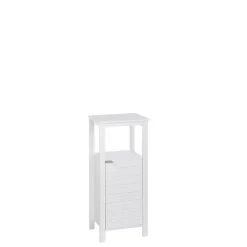 Kirklands Home Open Shelf Cabinet White Hot