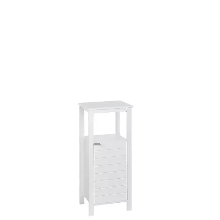 Kirklands Home Open Shelf Cabinet White Hot
