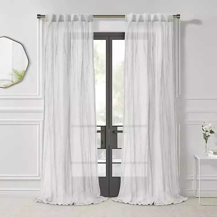 Kirklands Home Paloma Curtain Panel, 84 in. White Discount