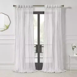 Kirklands Home Paloma Curtain Panel, 95 in. White