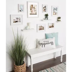 Kirklands Home 10-pc. Gallery Wall Frame and Shelf Set White Sale