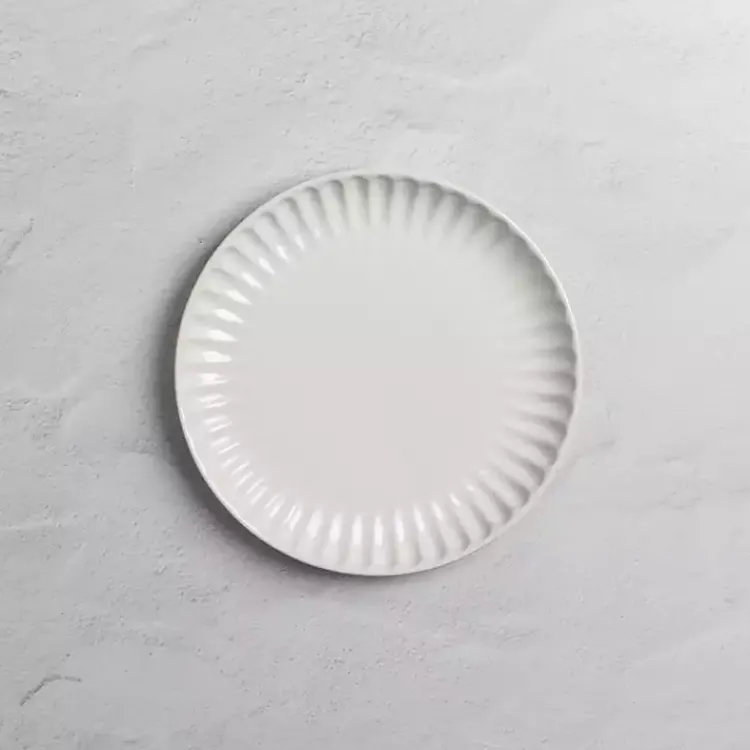 Kirklands Home Petals Ceramic Salad Plate White Online