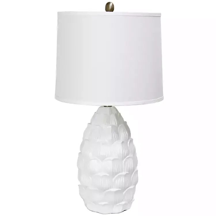 Kirklands Home Petals Table Lamp White Hot