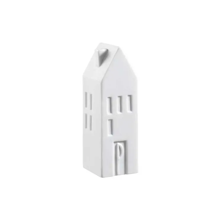 Kirklands Home Porcelain House Shaped Salt & Pepper Shakers White Clearance